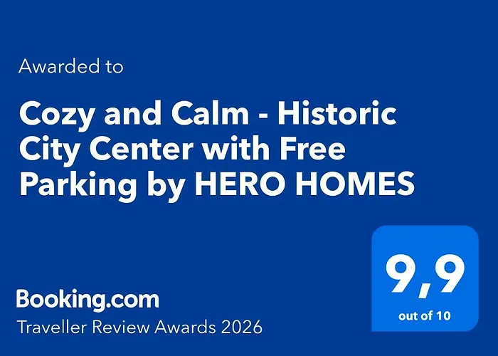 Cozy And Calm - Historic City Center With Elevator & Free Parking By Hero Homes